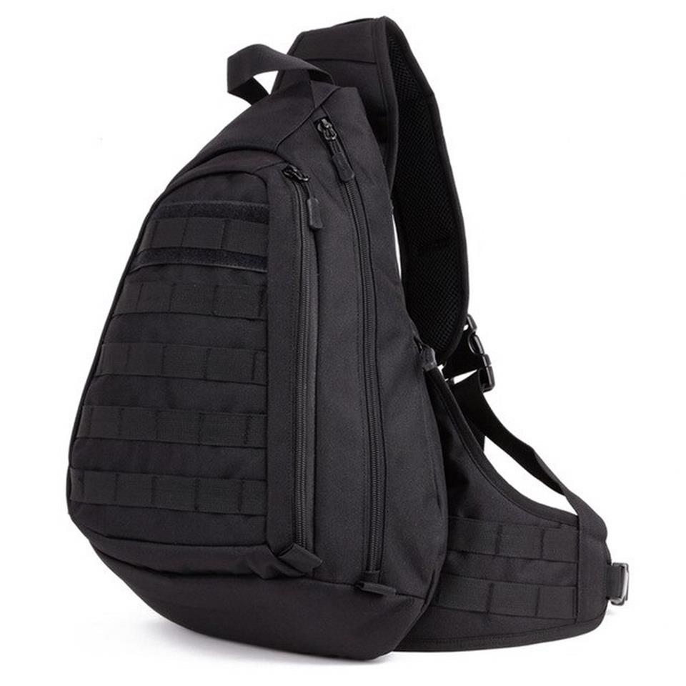 Protector Plus Tek Askılı Taktik Sırt Çantası Siyah 45x34