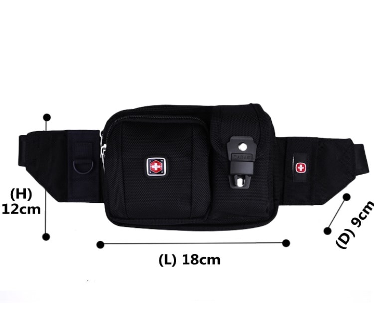 Paukaot Fonksiyonel İsviçre  Bel Çantası 20x15