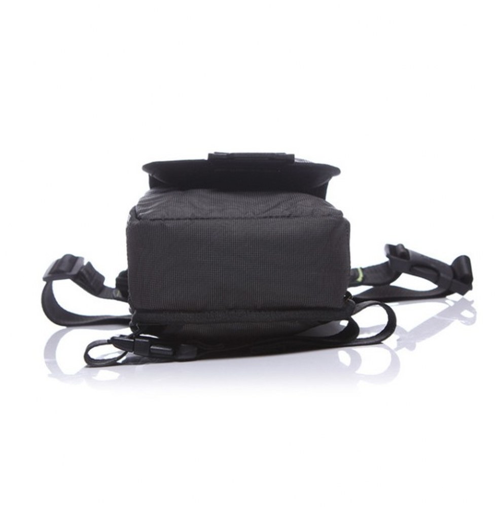 Volunteer Motosiklet Bel ve Bacak Çantası Siyah 