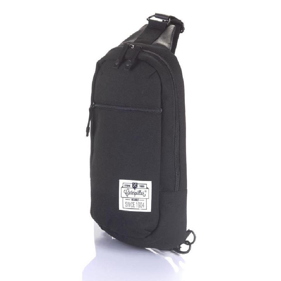 Cat Kumaş Bodybag Sırt ve Göğüs Çantası Siyah