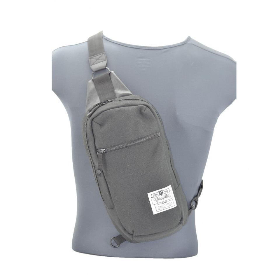 Cat Kumaş Bodybag Sırt ve Göğüs Çantası Siyah