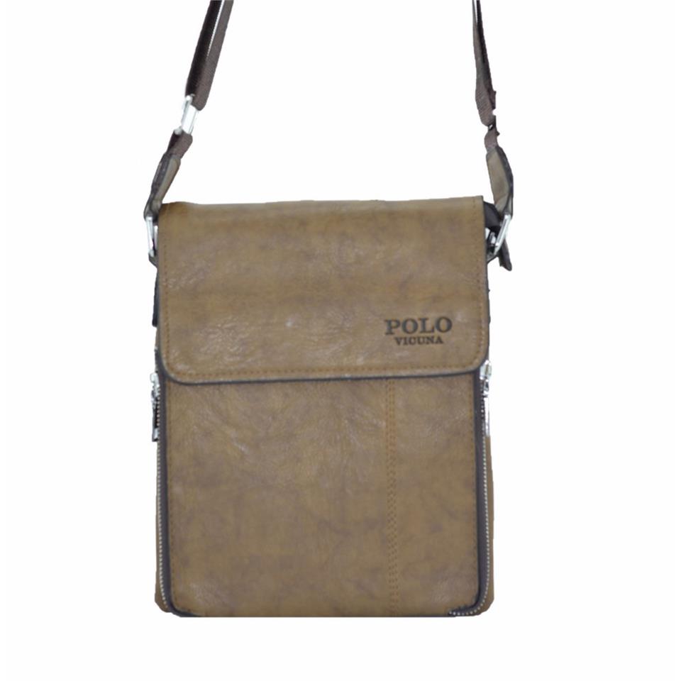 Polo Vicuna Slim Askılı Postacı Çanta Taba