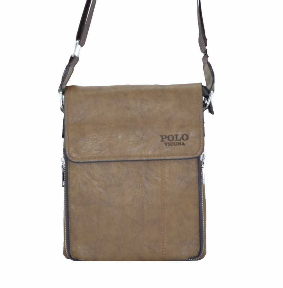Polo Vicuna Slim Askılı Postacı Çanta Taba
