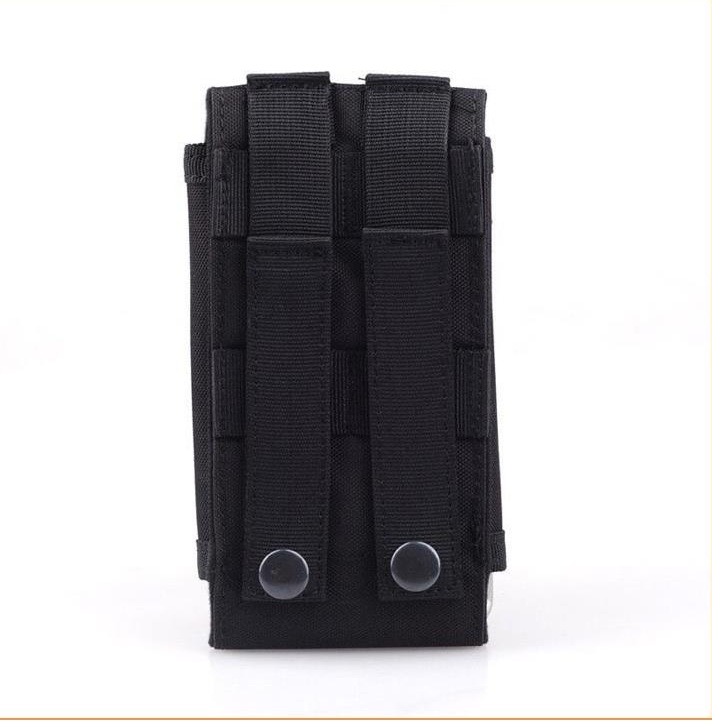 Plus Model Cep Telefonu İçin Bel Çantası ve Kılıfı Siyah 17x9