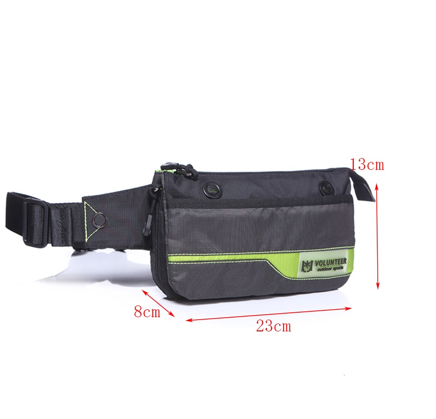 Volunteer Freebag Bodybag Bel Çantası Siyah  23x13