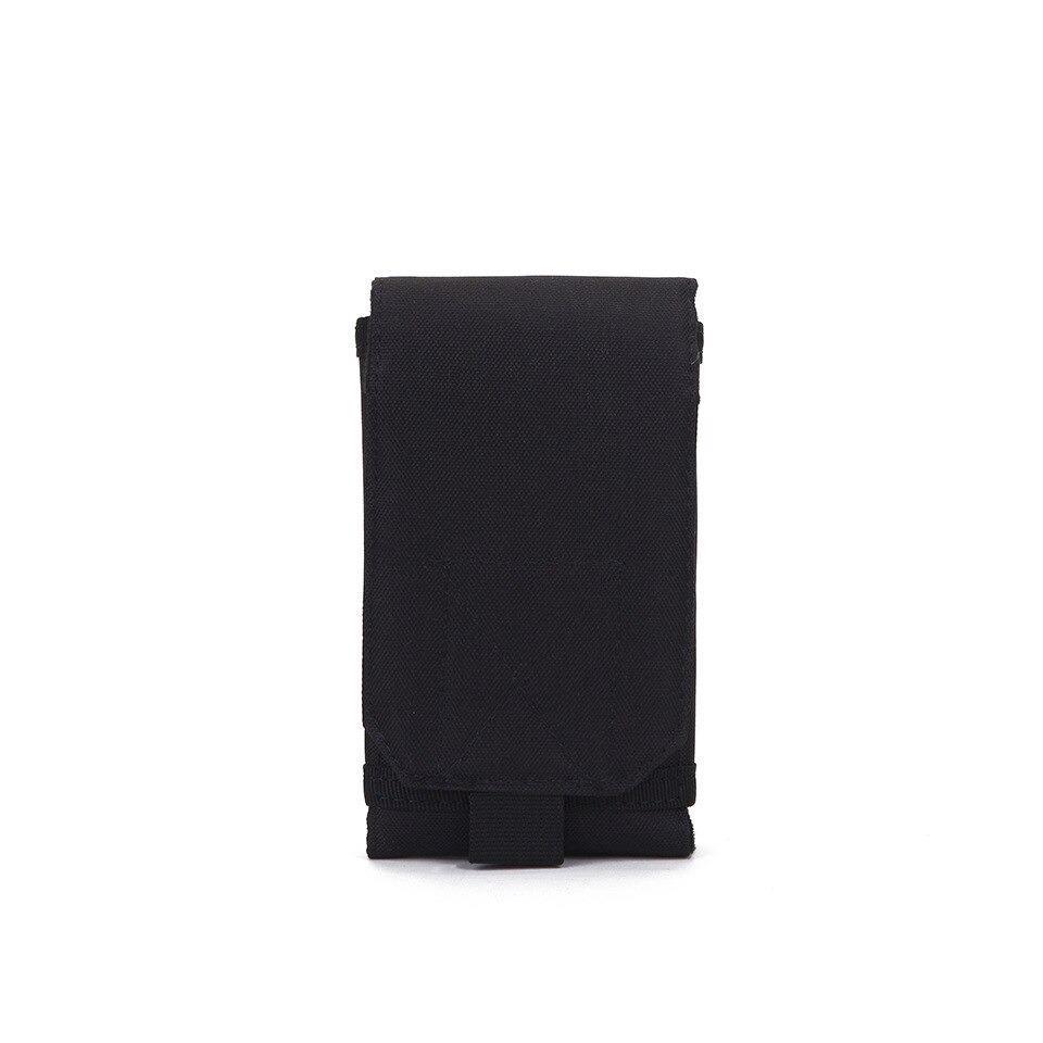 Plus Model Cep Telefonu İçin Kılıf Bel Çantası  Siyah 17x9