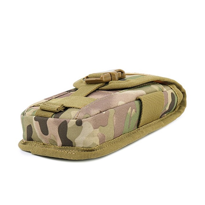 Plus Model Cep Telefonu İçin Taktik Kılıf Bel Çantası  kamuflaj 18x9
