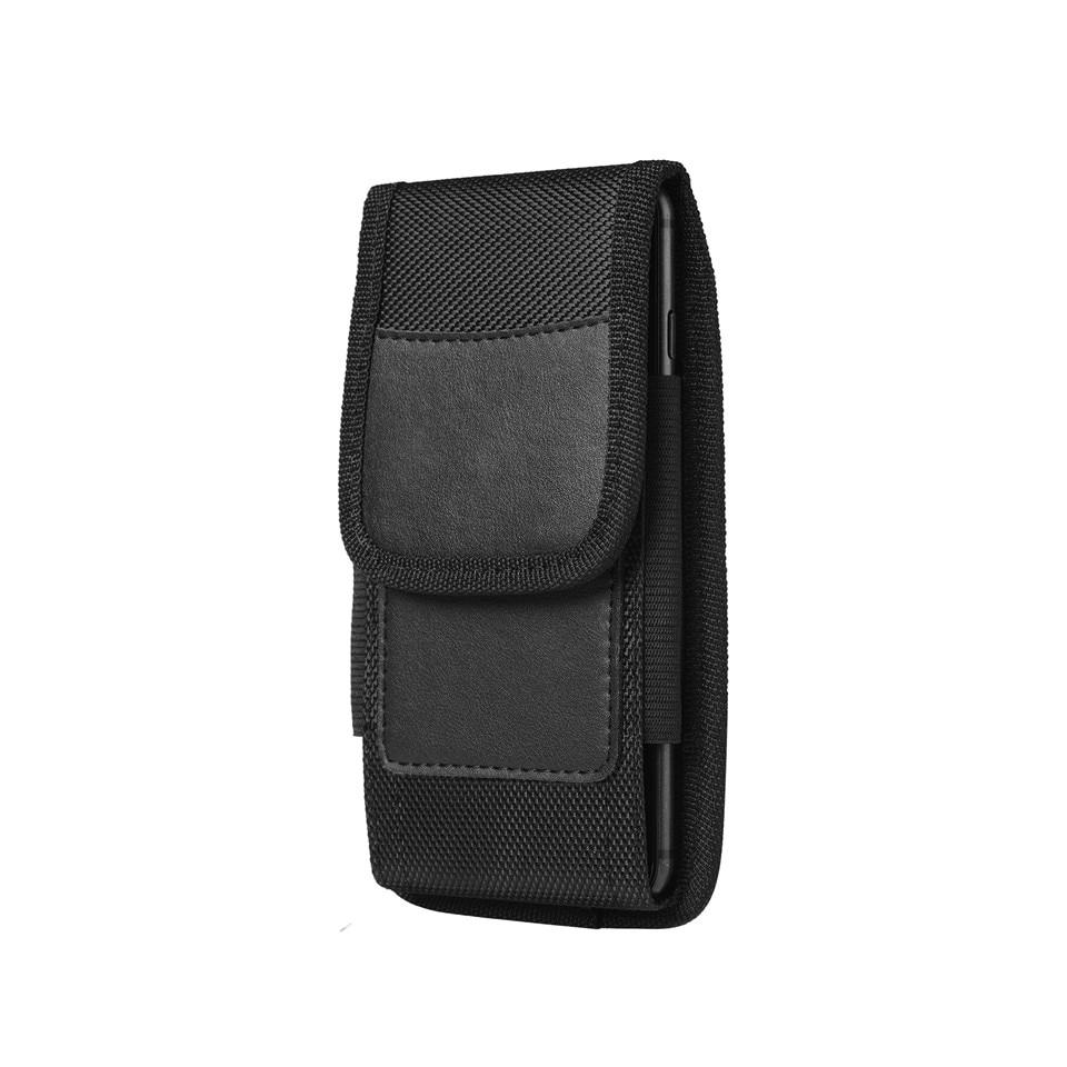 Telefon Kılıfı Bel Kemeri Çantası  Plus Model 6 inch Siyah 16x8