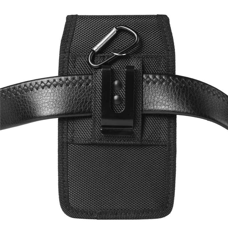 Telefon Kılıfı Bel Kemeri Çantası  Plus Model 6 inch Siyah 16x8