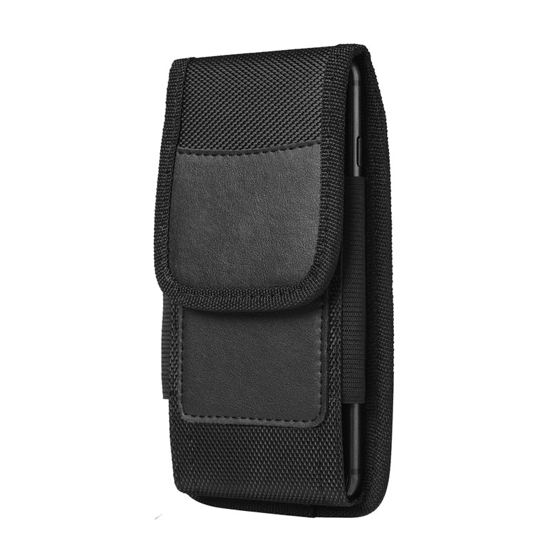 Telefon Kılıfı Bel Kemeri Çantası  Plus Model 6 inch Siyah 16x8
