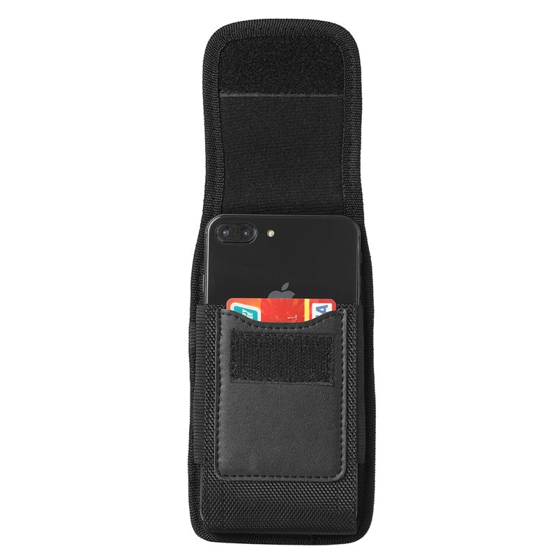 Telefon Kılıfı Bel Kemeri Çantası  Plus Model 6 inch Siyah 16x8