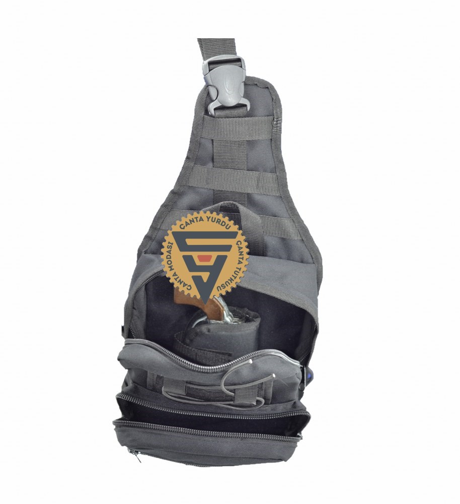 Taktik Bodybag Sırt ve Göğüs Çantası Siyah 30x22