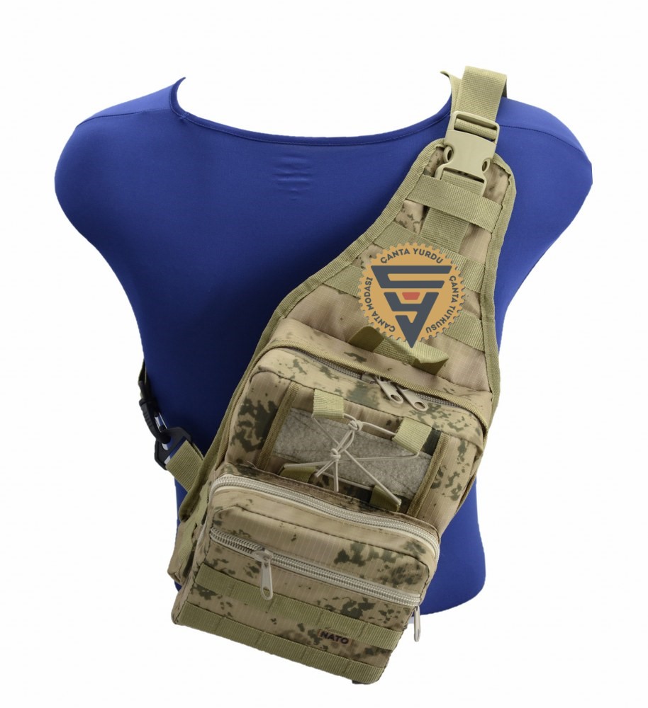 Taktik Bodybag Sırt ve Göğüs Çantası Jand Kamuflaj 30x22