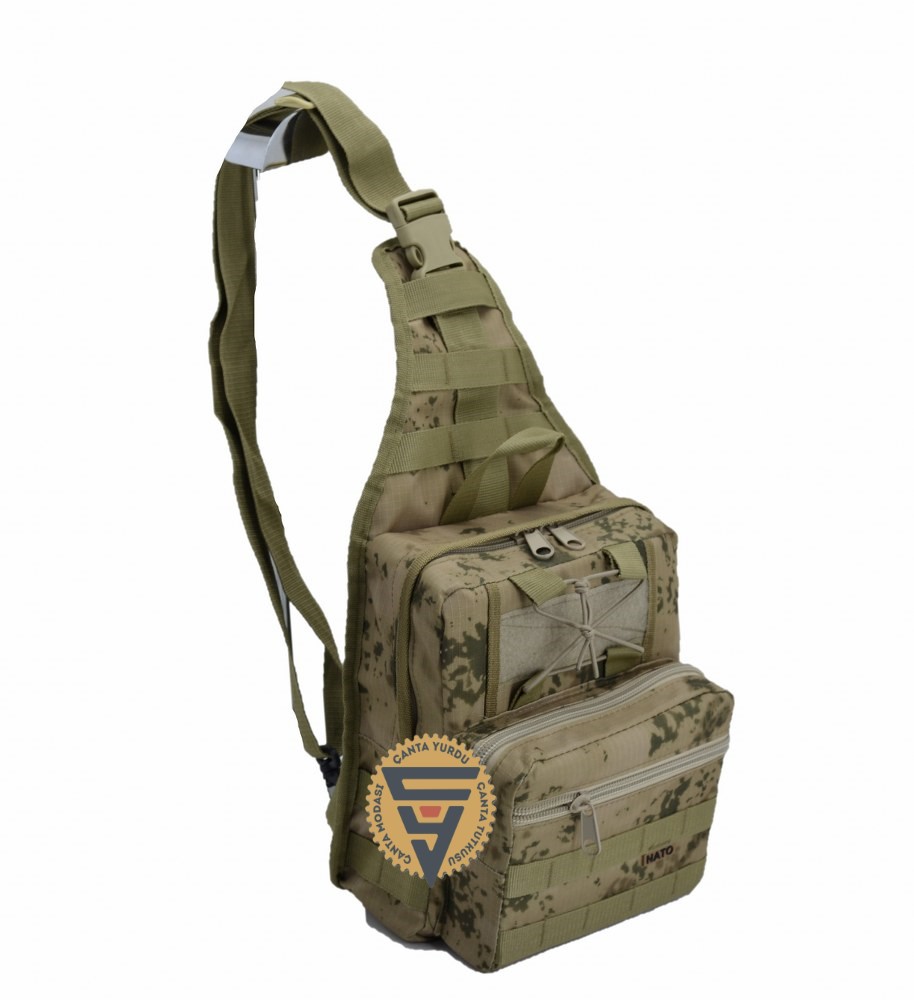 Taktik Bodybag Sırt ve Göğüs Çantası Jand Kamuflaj 30x22