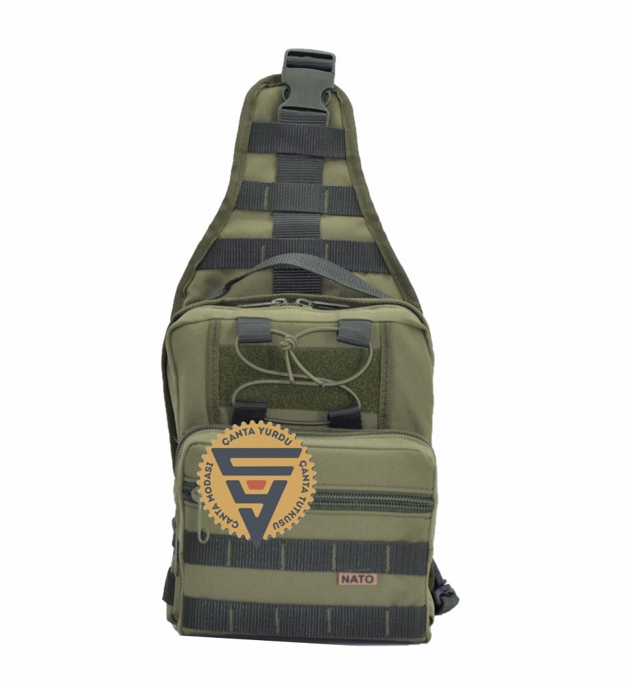 Taktik Bodybag Sırt ve Göğüs Çantası Yeşil 30x22