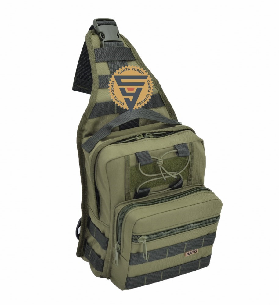 Taktik Bodybag Sırt ve Göğüs Çantası Yeşil 30x22