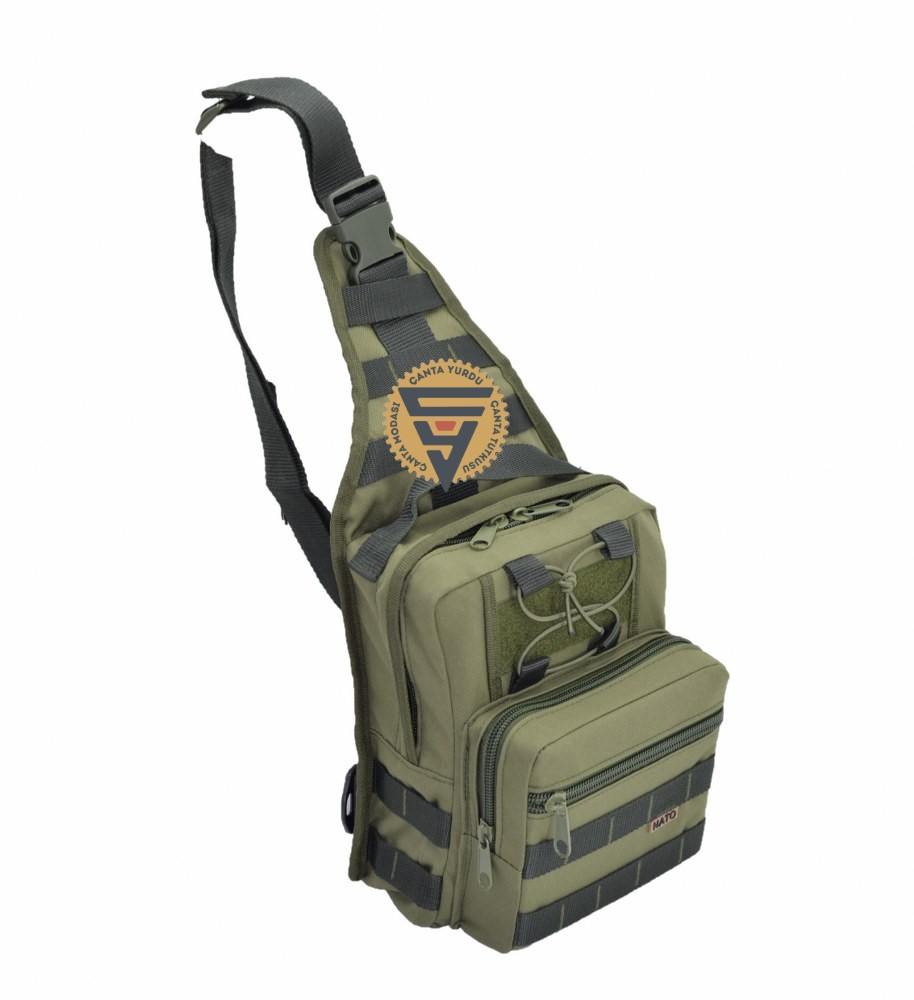 Taktik Bodybag Sırt ve Göğüs Çantası Yeşil 30x22