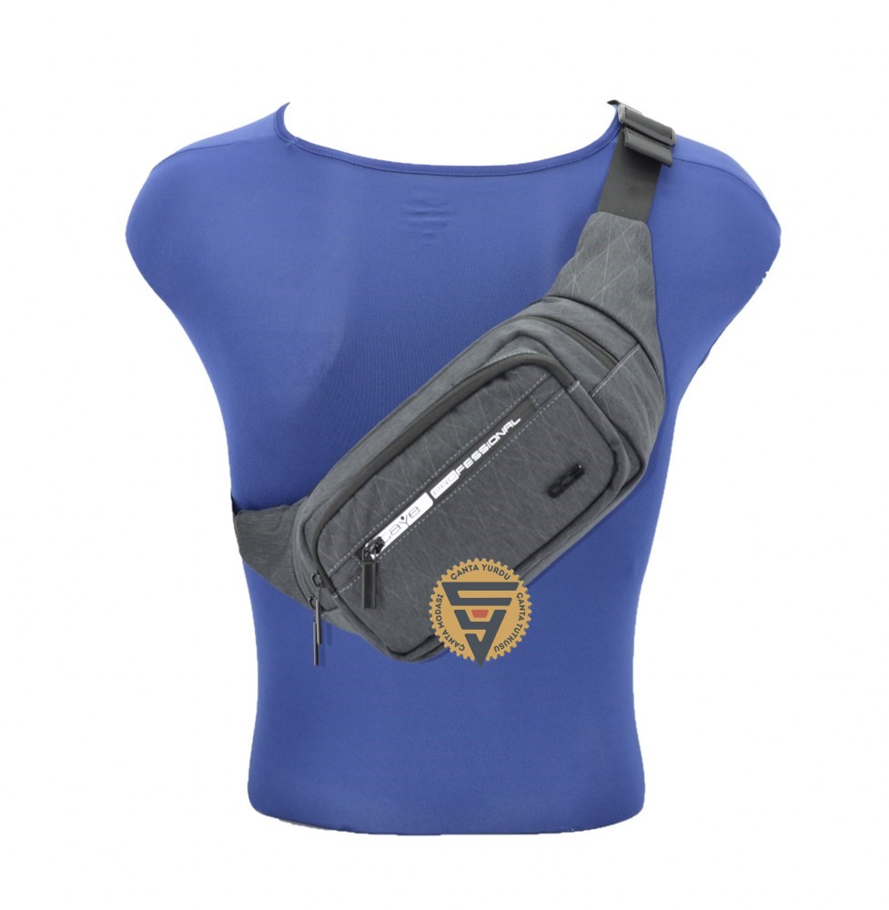 Ççs Su geçirmez Kullanışlı Bodybag Bel Çantası Gri