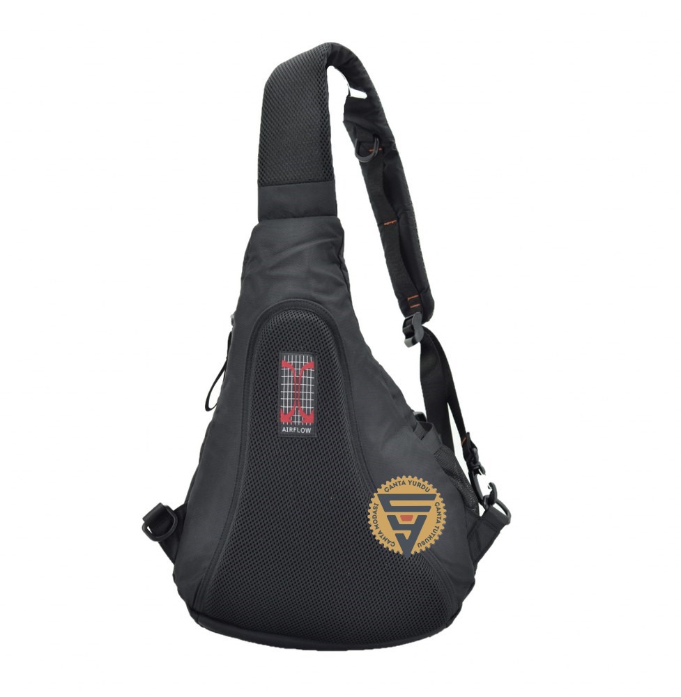 Ççs 51279 Bodybag Su Geçirmez Sırt ve Göğüs Çantası Siyah