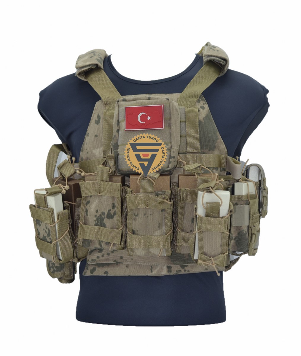 Special Cordura Hücum Yeleği Jand Kamuflaj