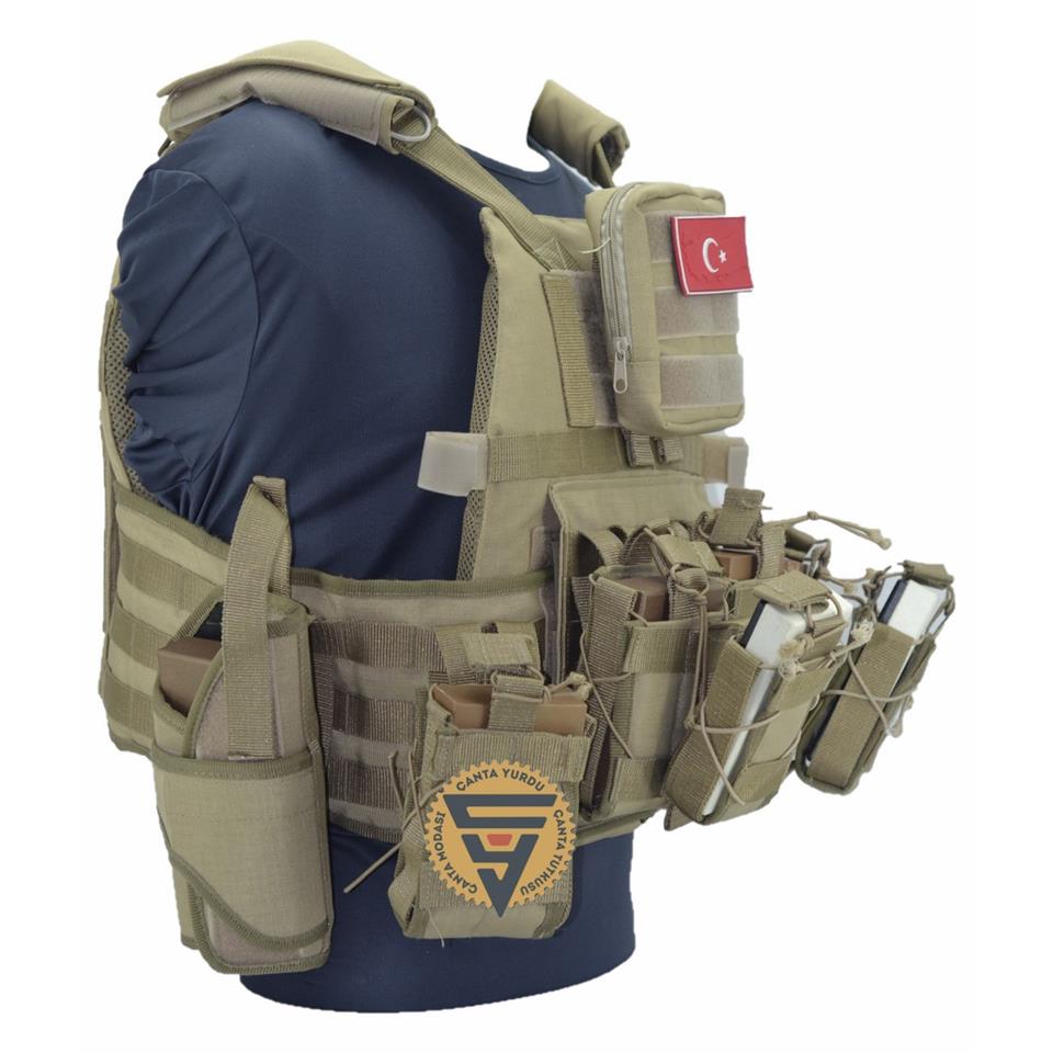 Special Cordura Hücum Yeleği Bej