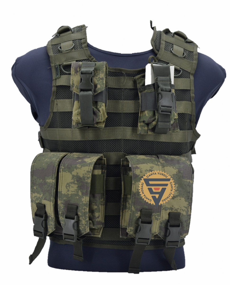 Special Cordura Hücum Yeleği KK Kamuflaj