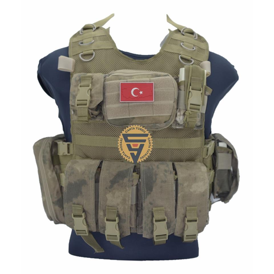 Special Cordura Hücum Yeleği AC Kamuflaj