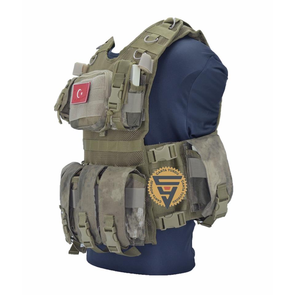 Special Cordura Hücum Yeleği AC Kamuflaj