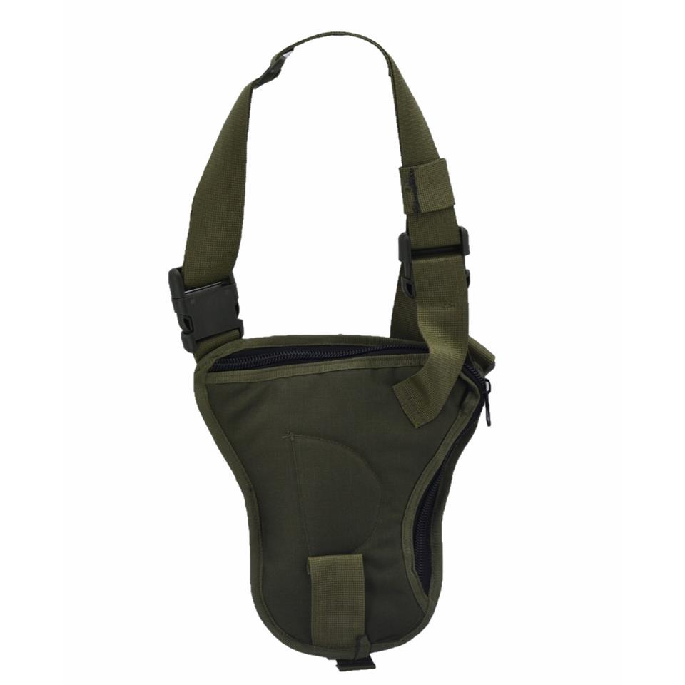 Cordura Bel Bacak Çantası Tabanca Gözlü Haki