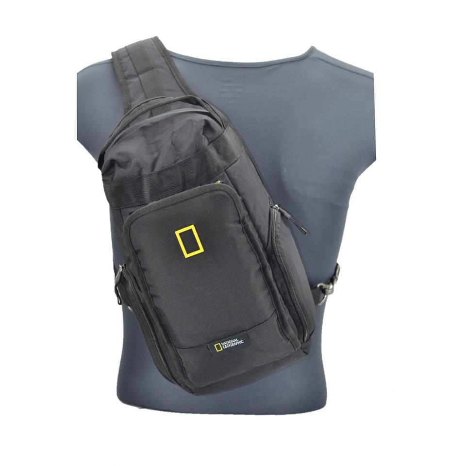 National Geographic Rfıd Bodybag Sırt ve Göğüs Çantası Siyah 34x20