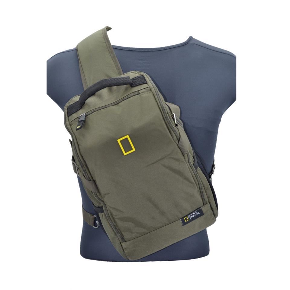 National Geographic Bodybag Rfıd Sırt ve Göğüs Çantası Yeşil