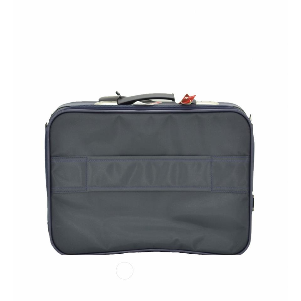 Kasalı Evrak ve Laptop Çantası 48 Cm Lacivert