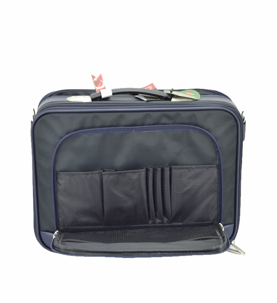 Kasalı Evrak ve Laptop Çantası 48 Cm Lacivert