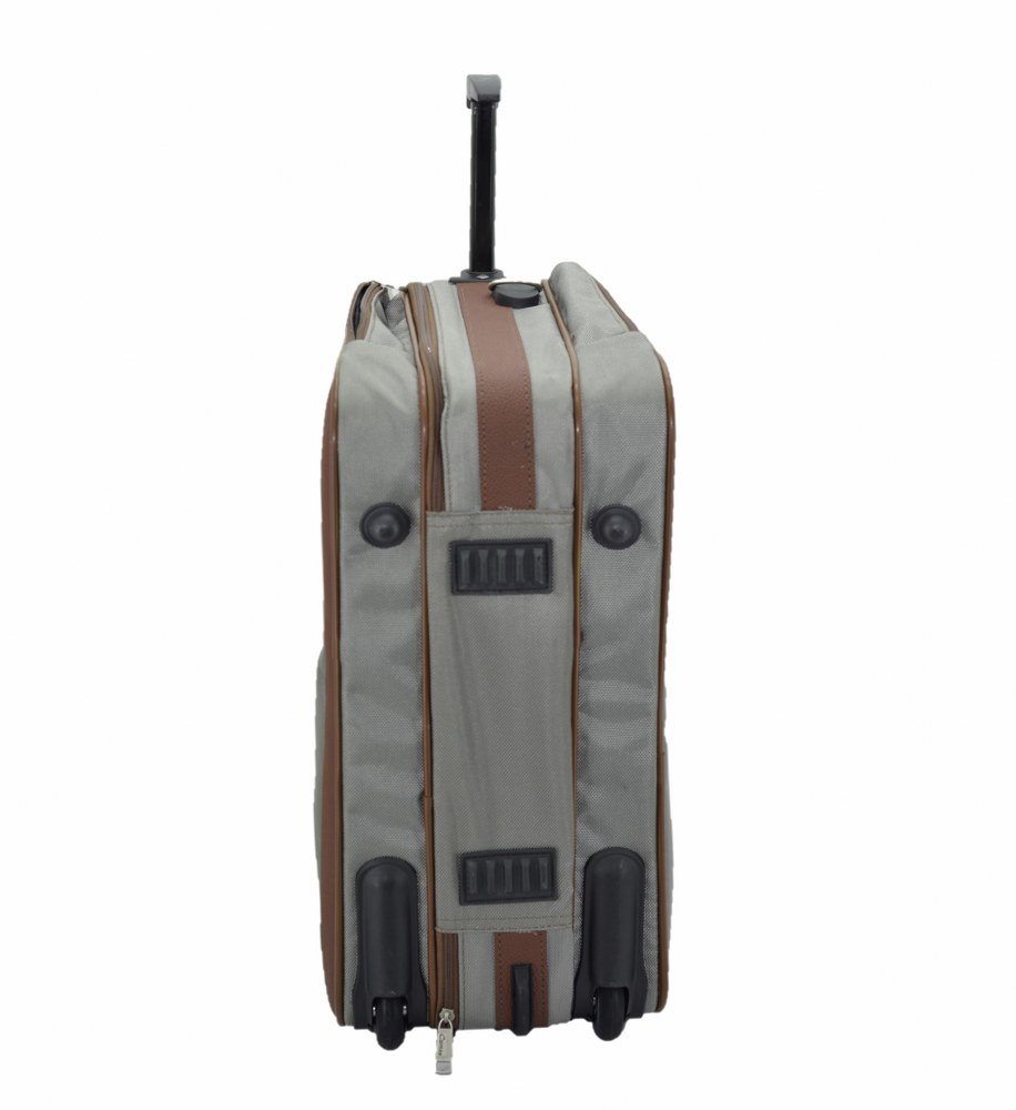 Çekçekli Kabin Boy Seyahat ve Business Çanta  48 Cm Gri
