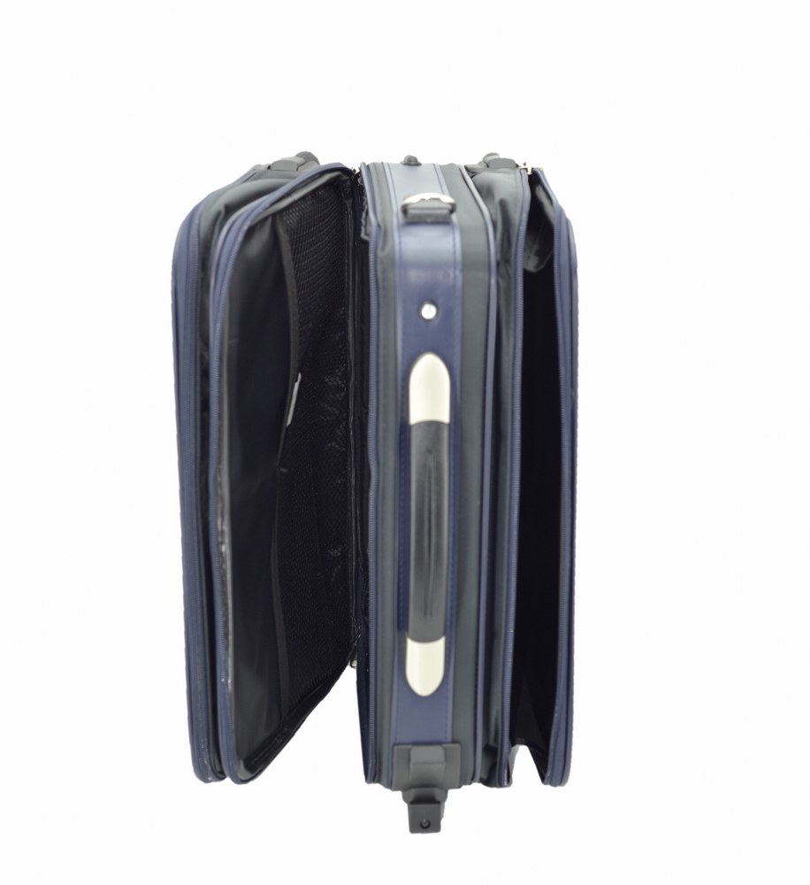 Çekçekli Kabin Boy Seyahat ve Business Çanta  48 Cm Lacivert