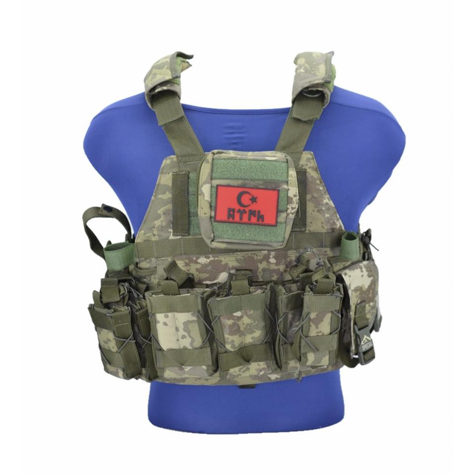 Special Cordura Hücum Yeleği Tsk Yeni Kamuflaj