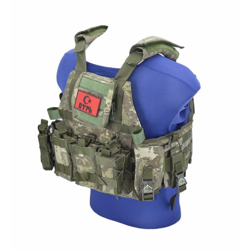Special Cordura Hücum Yeleği Tsk Yeni Kamuflaj