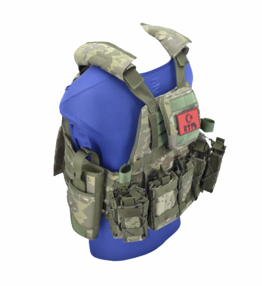 Special Cordura Hücum Yeleği Tsk Yeni Kamuflaj