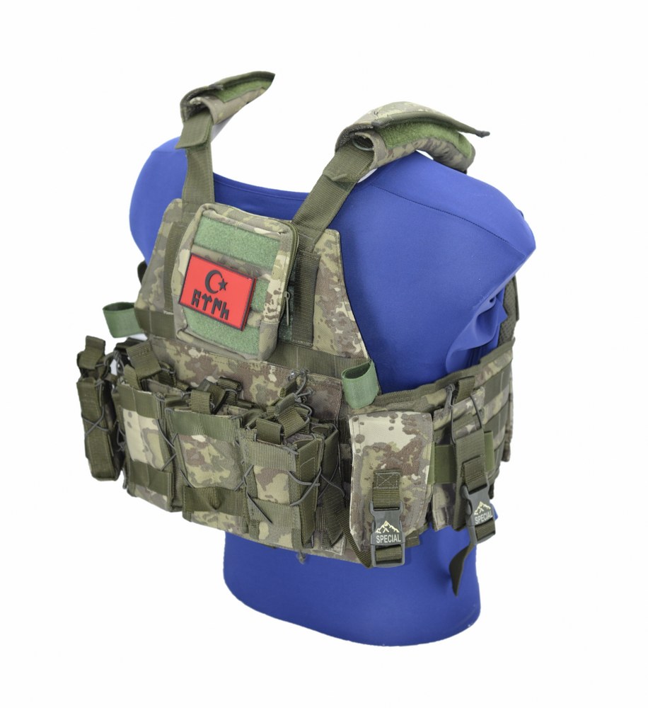 Special Cordura Hücum Yeleği Tsk Yeni Kamuflaj