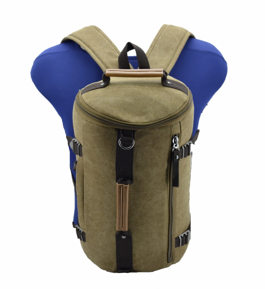 Ccs Slindir Spor Omuz ve Sırt Çantası Kahve 39x25