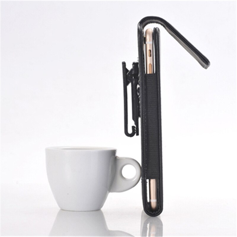 Telefon Kılıfı Bel Kemeri Çantası 5-6 inch 16x8 Siyah