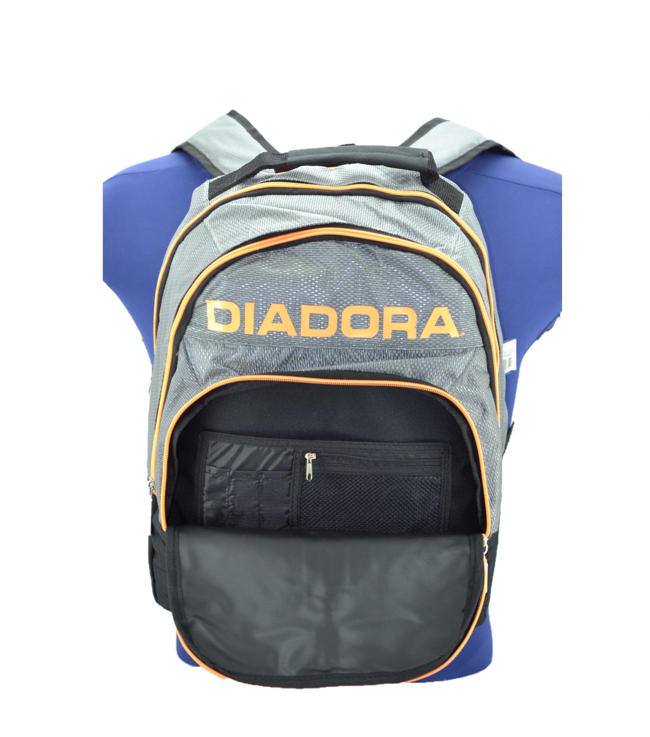 Diadora Spor Çift Gözlü Sırt Çantası Gri 37x30