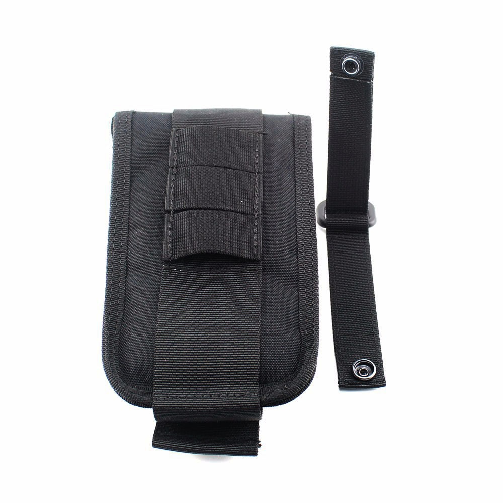 Molle Tokalı Telefon Kılıfı Bel Kemeri Çantası 6-7 inch 19x11 Siyah