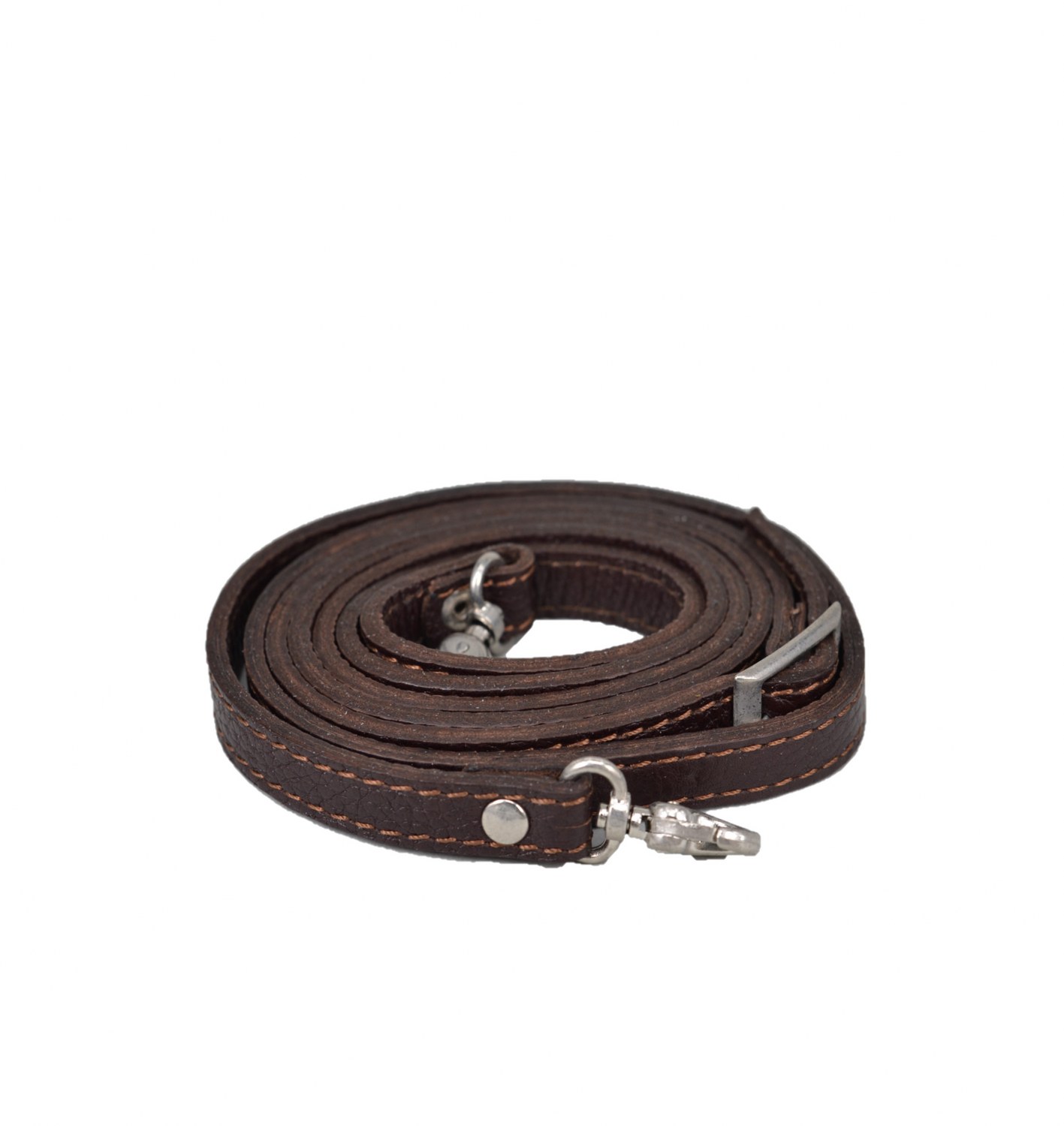Hakiki Deri Minimal Omuz Askılı El Çantası 16x11 Kahve