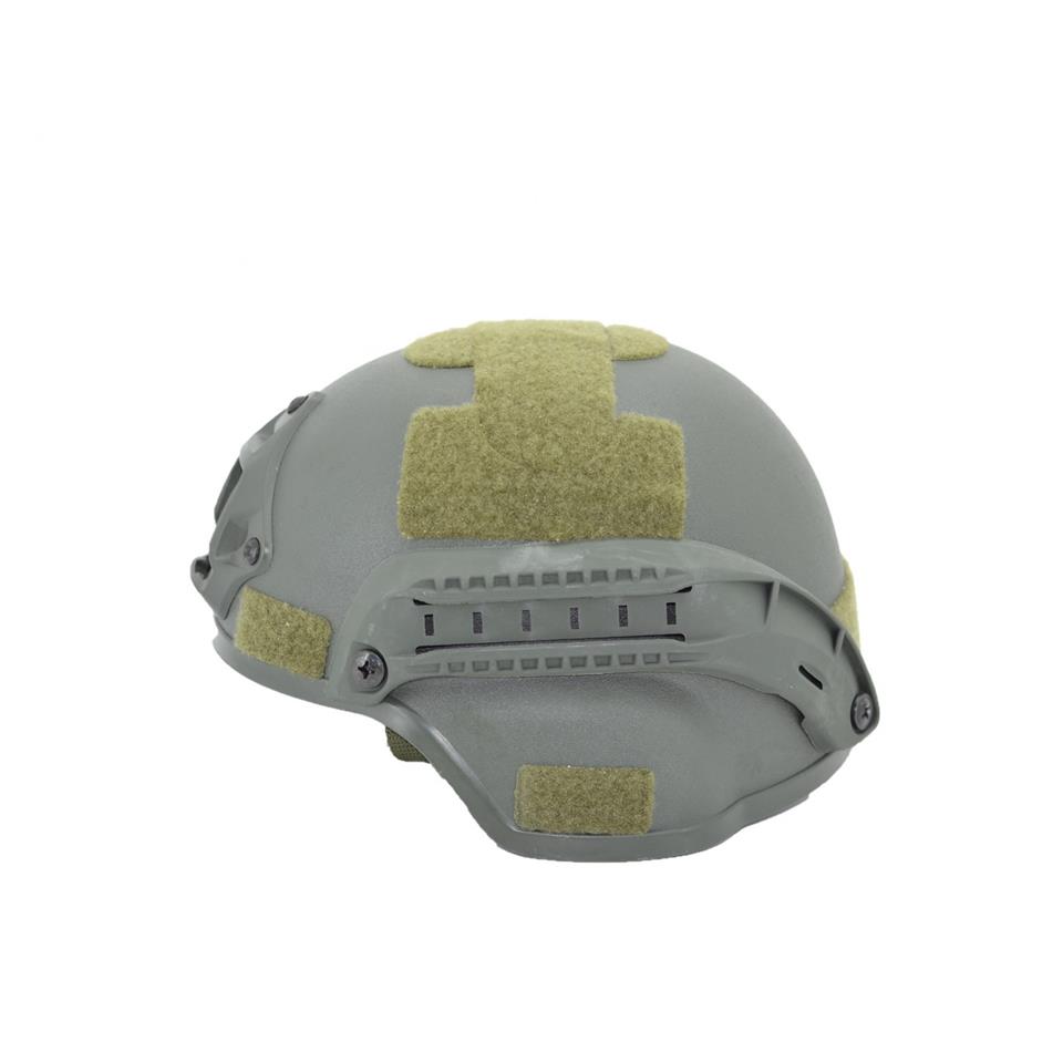 Taktikal Airsoft Paintball Plastik Kask Haki