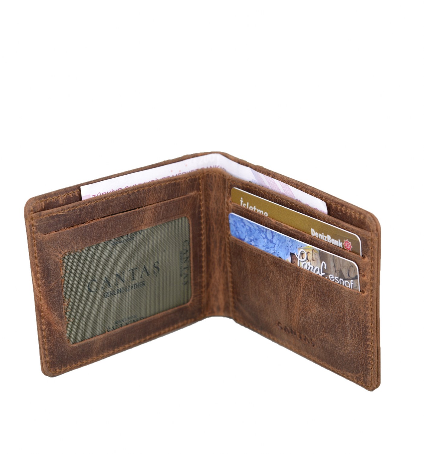 Dana Derisi Premium Cüzdan Taba