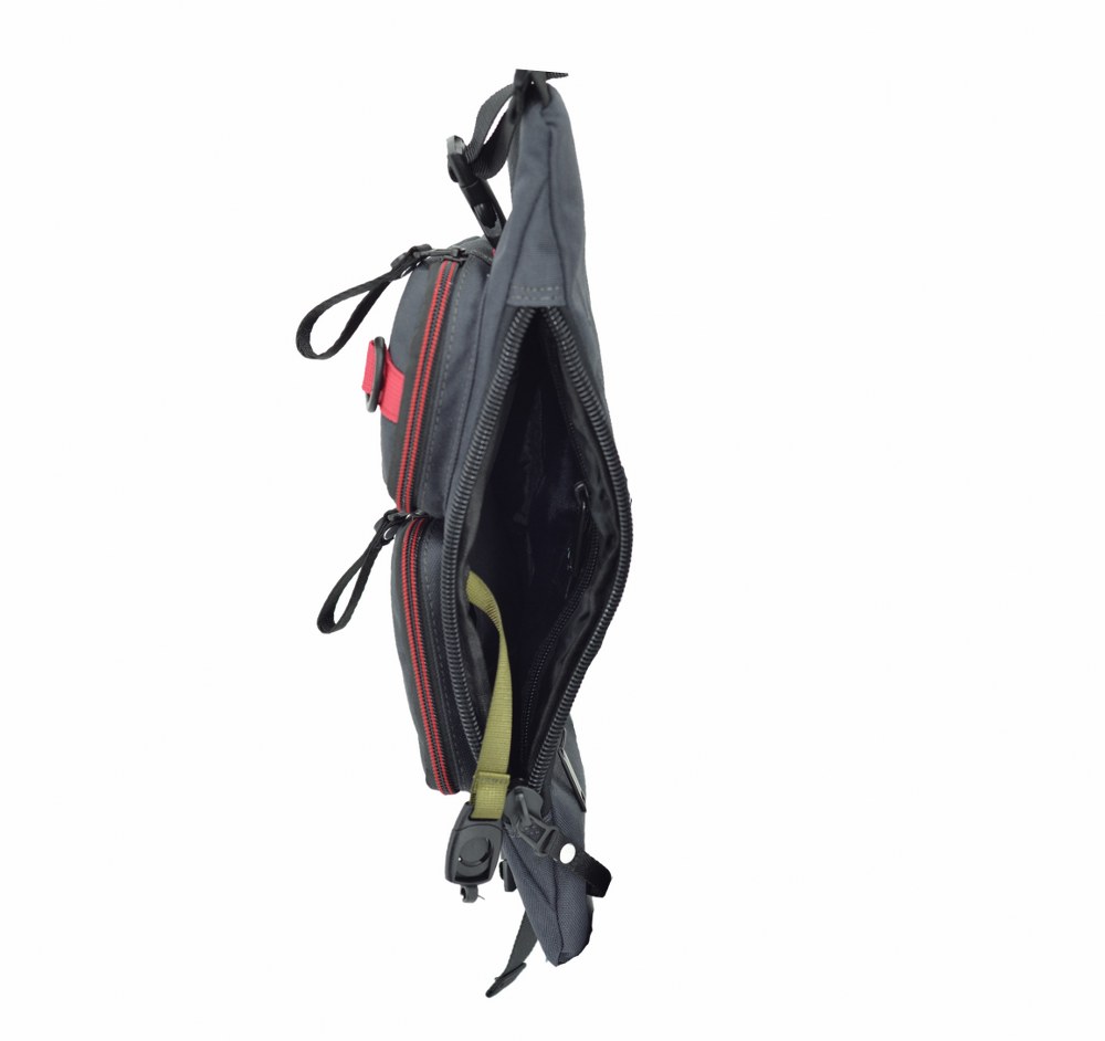 ÇÇS 31317 Çift Cepli Fonksiyonel Bel Çantası Gri