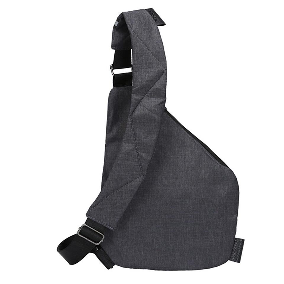 Çapraz Askılı Bodybag Heybe Sırt ve Göğüs Çantası Füme