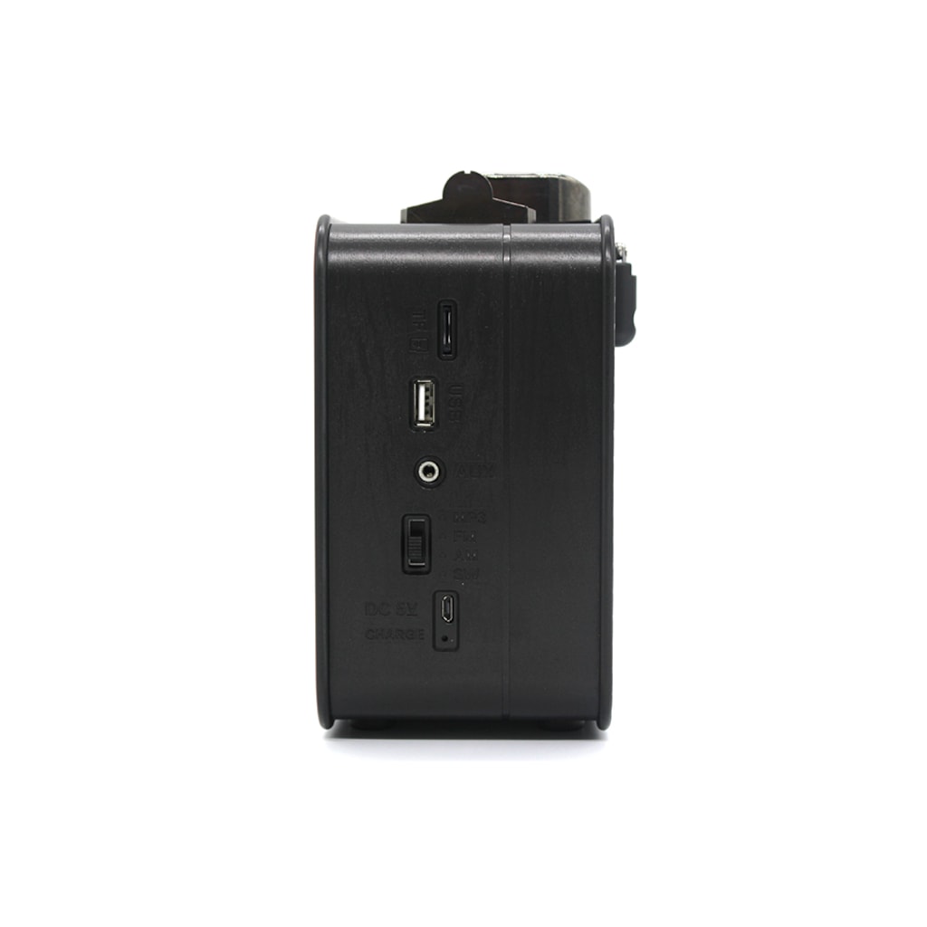 Retro Ahşap Nostaljik Fm Bluetooth Radyo  1907Bt Usb Şarjlı