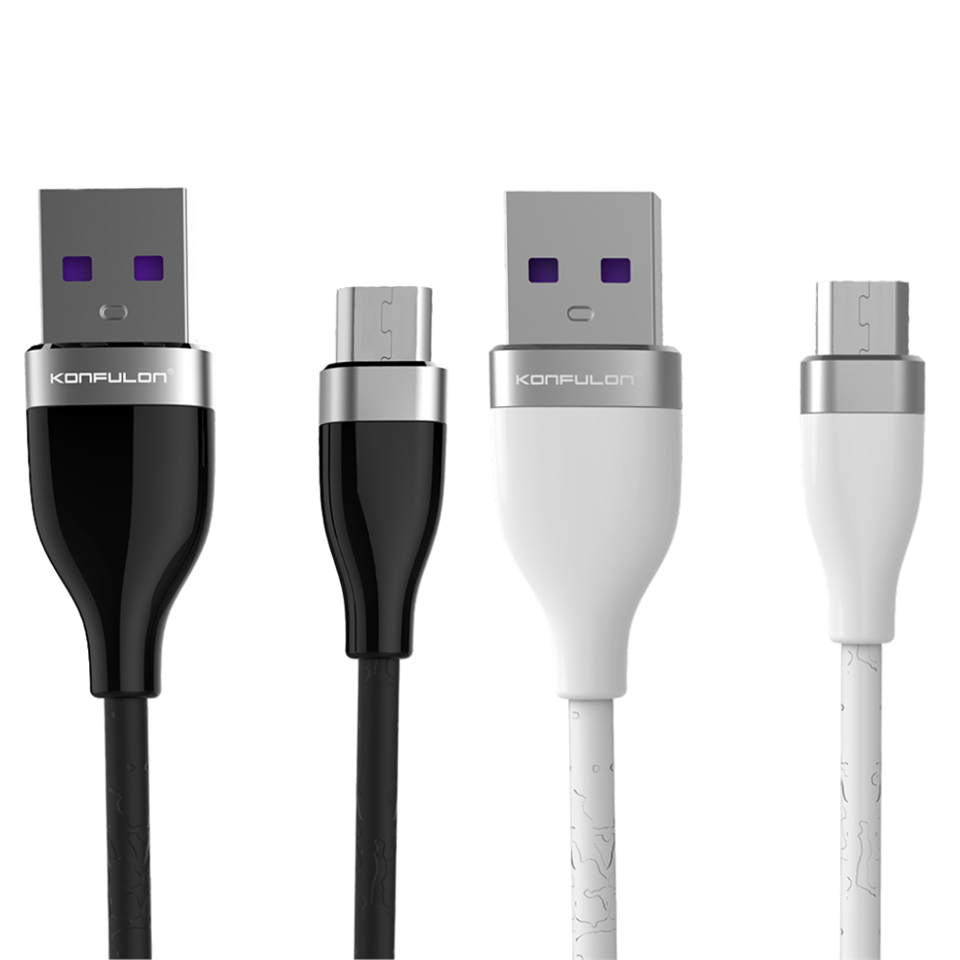 Micro Usb Seramik Uçlu  3.1A 1M Şarj Kablosu